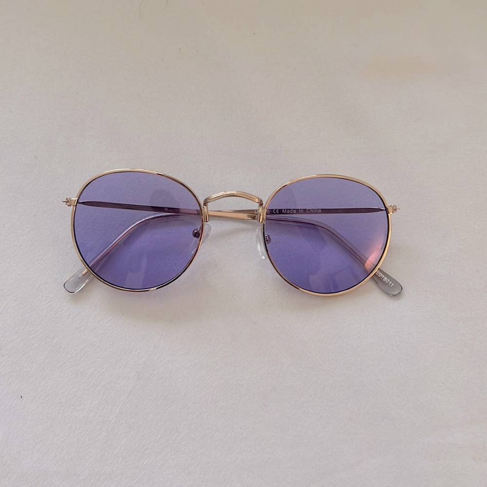 COPY - Purple and gold urban outfitters sunglasses